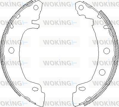 Woking Z4416.00 - Mâchoire de frein cwaw.fr