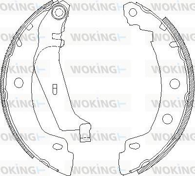 Woking Z4416.01 - Mâchoire de frein cwaw.fr