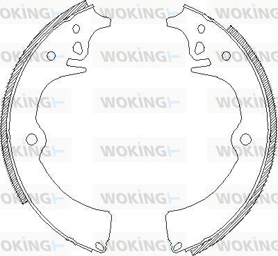 Woking Z4418.00 - Mâchoire de frein cwaw.fr