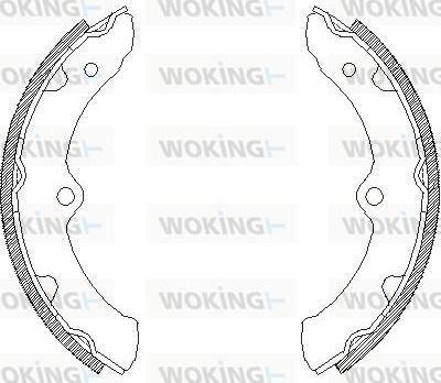 Woking Z4430.00 - Mâchoire de frein cwaw.fr