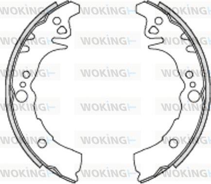 Woking Z4433.00 - Mâchoire de frein cwaw.fr