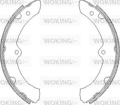 Woking Z4428.00 - Mâchoire de frein cwaw.fr