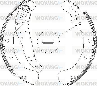 Woking Z4422.00 - Mâchoire de frein cwaw.fr