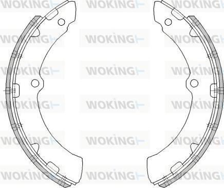 Woking Z4473.00 - Mâchoire de frein cwaw.fr