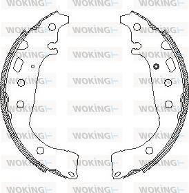 Woking Z4556.00 - Mâchoire de frein cwaw.fr