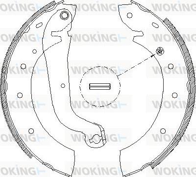 Woking Z4514.00 - Mâchoire de frein cwaw.fr