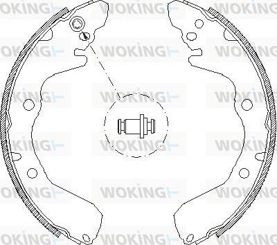 Woking Z4645.00 - Mâchoire de frein cwaw.fr