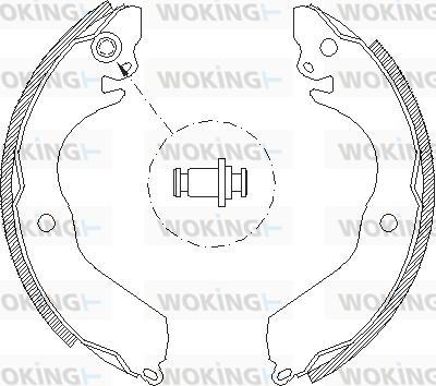 Woking Z4647.00 - Mâchoire de frein cwaw.fr