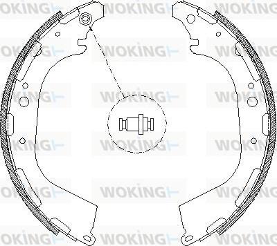 Woking Z4650.00 - Mâchoire de frein cwaw.fr