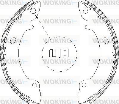 Woking Z4632.00 - Mâchoire de frein cwaw.fr