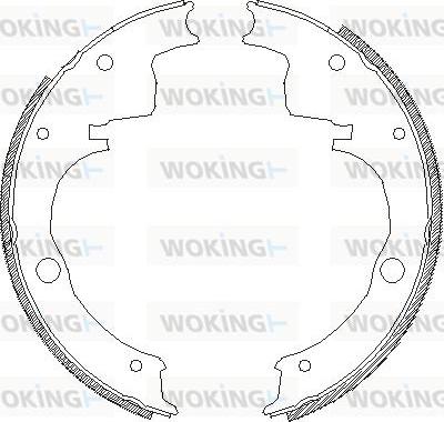 Woking Z4624.00 - Mâchoire de frein cwaw.fr