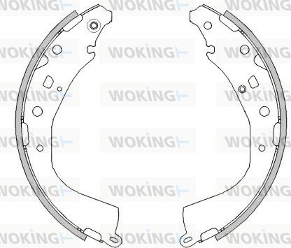 Woking Z4623.00 - Mâchoire de frein cwaw.fr