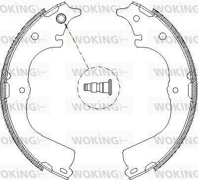 Woking Z4678.00 - Mâchoire de frein cwaw.fr