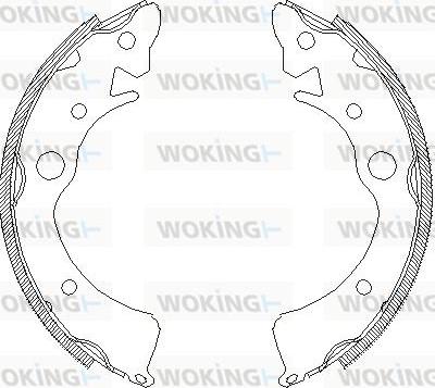 Woking Z4096.00 - Mâchoire de frein cwaw.fr