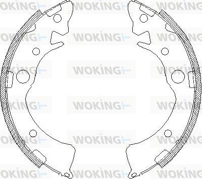 Woking Z4096.01 - Mâchoire de frein cwaw.fr