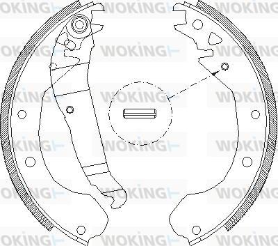 Woking Z4090.00 - Mâchoire de frein cwaw.fr