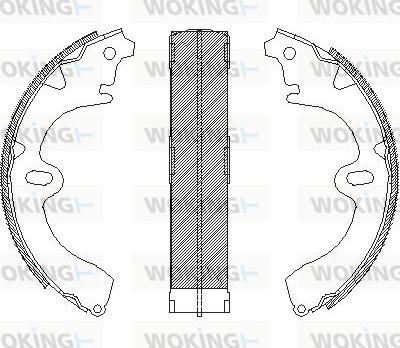 Woking Z4097.00 - Mâchoire de frein cwaw.fr