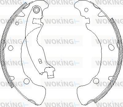 Woking Z4041.00 - Mâchoire de frein cwaw.fr