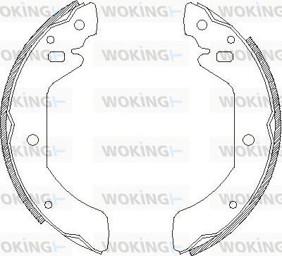 Woking Z4052.00 - Mâchoire de frein cwaw.fr