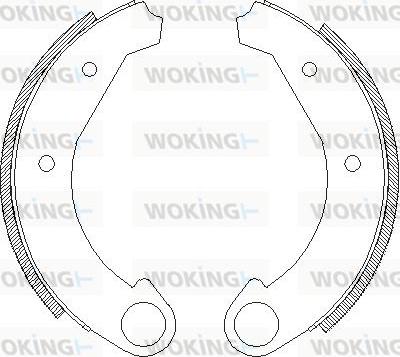 Woking Z4005.00 - Mâchoire de frein cwaw.fr