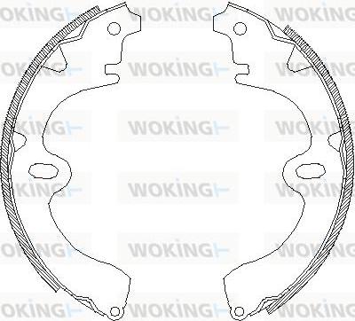 Woking Z4008.00 - Mâchoire de frein cwaw.fr