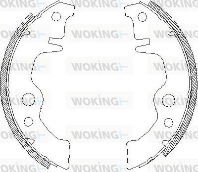 Woking Z4011.00 - Mâchoire de frein cwaw.fr