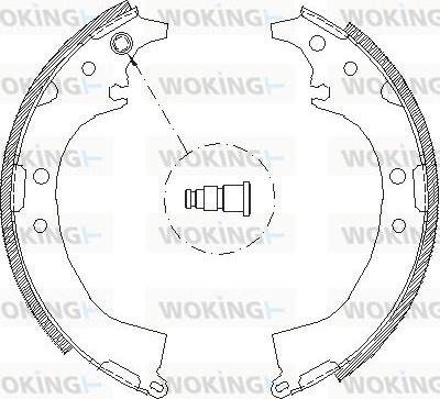 Woking Z4085.00 - Mâchoire de frein cwaw.fr