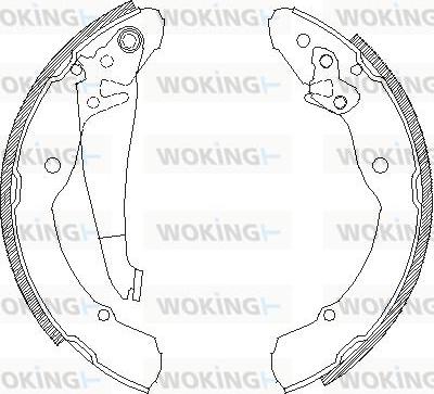 Woking Z4082.00 - Mâchoire de frein cwaw.fr