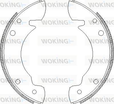 Woking Z4034.00 - Mâchoire de frein cwaw.fr