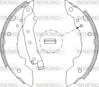 Woking Z4036.00 - Mâchoire de frein cwaw.fr