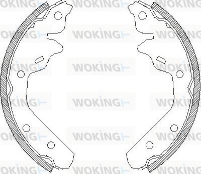 Woking Z4031.00 - Mâchoire de frein cwaw.fr