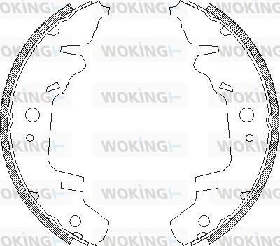 Woking Z4020.00 - Mâchoire de frein cwaw.fr