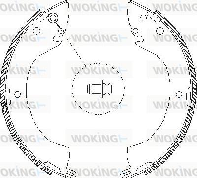 Woking Z4079.00 - Mâchoire de frein cwaw.fr