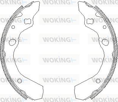 Woking Z4190.00 - Mâchoire de frein cwaw.fr