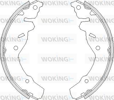 Woking Z4191.00 - Mâchoire de frein cwaw.fr