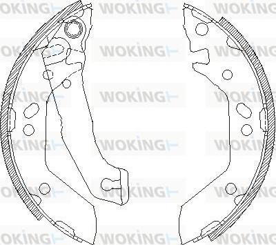 Woking Z4140.00 - Mâchoire de frein cwaw.fr