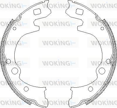 Woking Z4150.00 - Mâchoire de frein cwaw.fr