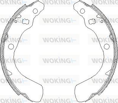 Woking Z4151.00 - Mâchoire de frein cwaw.fr