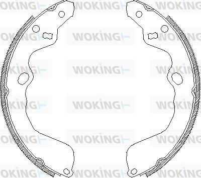 Woking Z4153.00 - Mâchoire de frein cwaw.fr