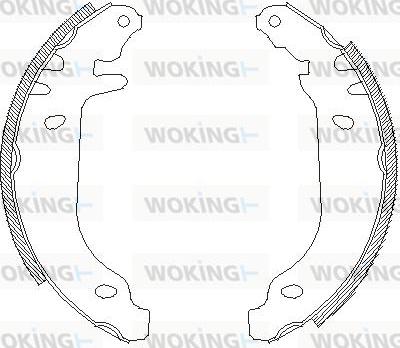 Woking Z4169.00 - Mâchoire de frein cwaw.fr