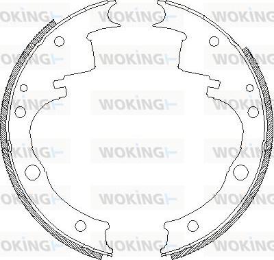 Woking Z4109.00 - Mâchoire de frein cwaw.fr