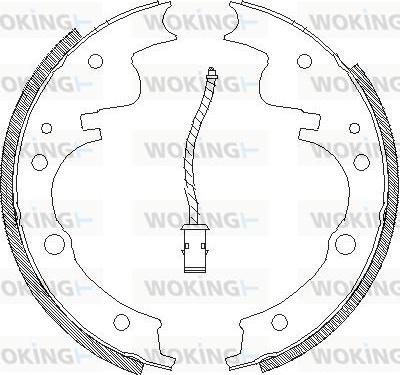 Woking Z4104.01 - Mâchoire de frein cwaw.fr