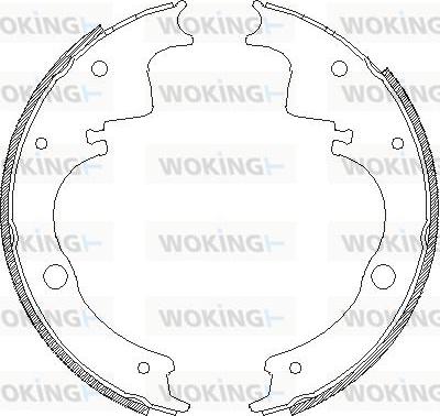 Woking Z4105.00 - Mâchoire de frein cwaw.fr