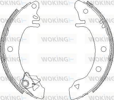 Woking Z4100.00 - Mâchoire de frein cwaw.fr