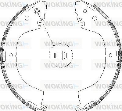 Woking Z4119.00 - Mâchoire de frein cwaw.fr