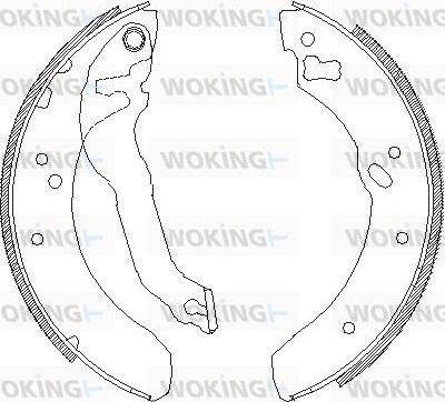 Woking Z4114.00 - Mâchoire de frein cwaw.fr