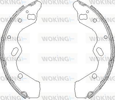 Woking Z4110.00 - Mâchoire de frein cwaw.fr