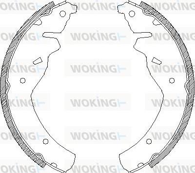 Woking Z4118.00 - Mâchoire de frein cwaw.fr