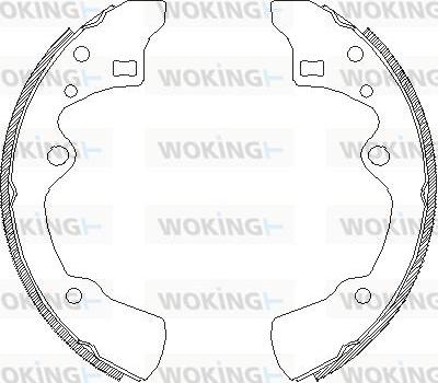 Woking Z4183.00 - Mâchoire de frein cwaw.fr