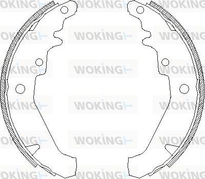 Woking Z4139.00 - Mâchoire de frein cwaw.fr